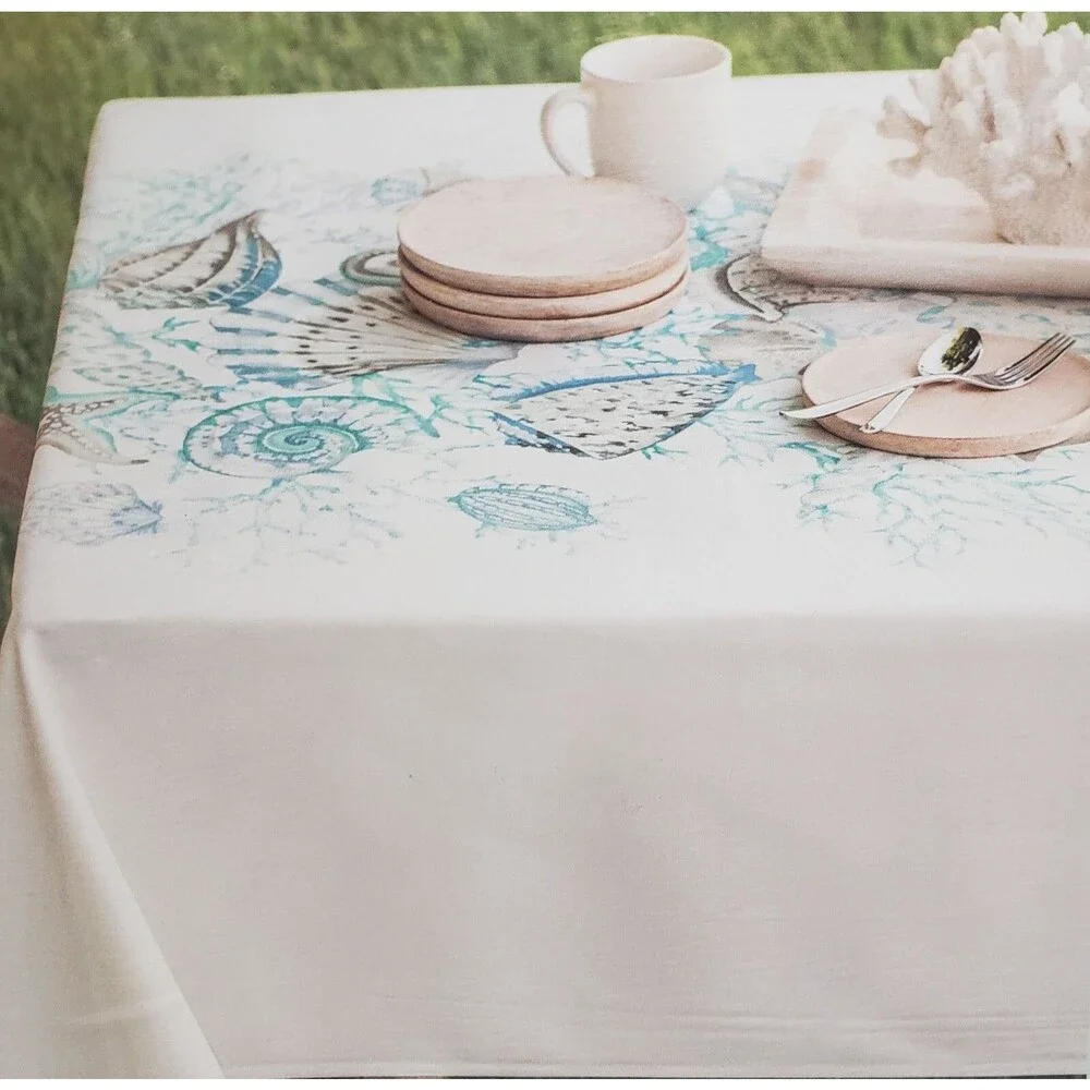 Printed Spillproof Fabric Tablecloth,52x70